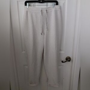 Spanx Air Essentials Beige Cream Drawstring Tapered Pant Size XL Soft Comfy